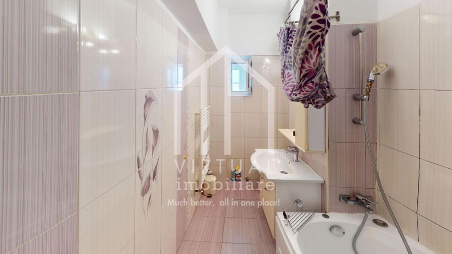 Apartament cu 2 camere decomandat, mobilat în Central
