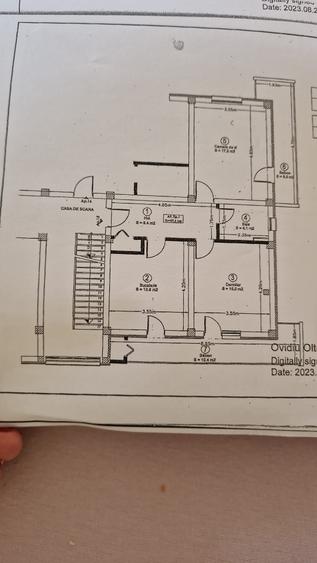 Apartament cu 2 camere semidecomandat, mobilat în Apahida