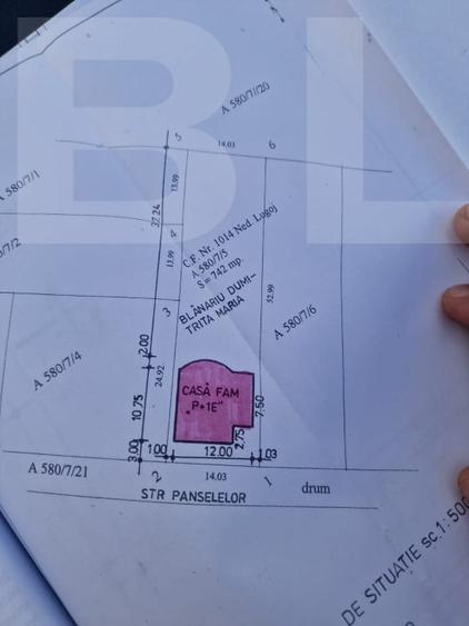 Teren Construcții intravilan de 742 mp, în Lugoj