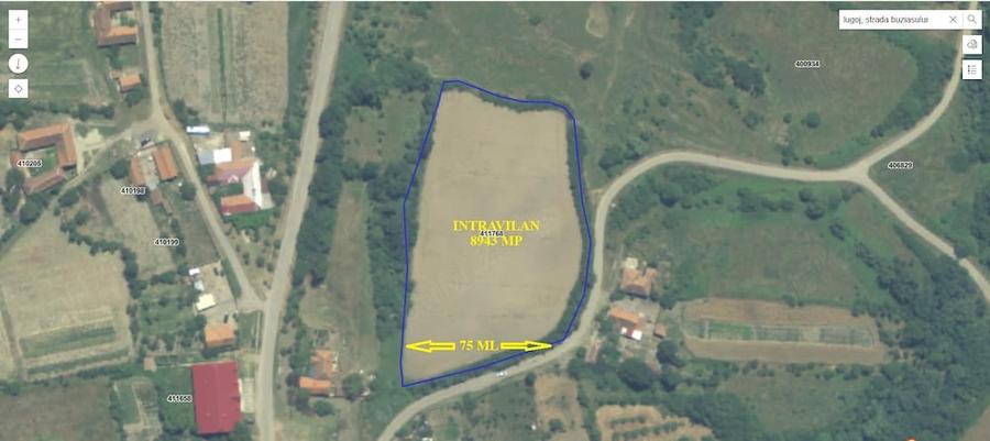 Teren de 8943 mp, în Central