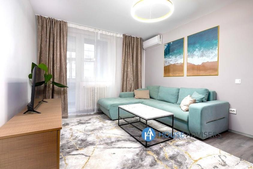 Apartament cu 2 camere, mobilat în Dorobanți