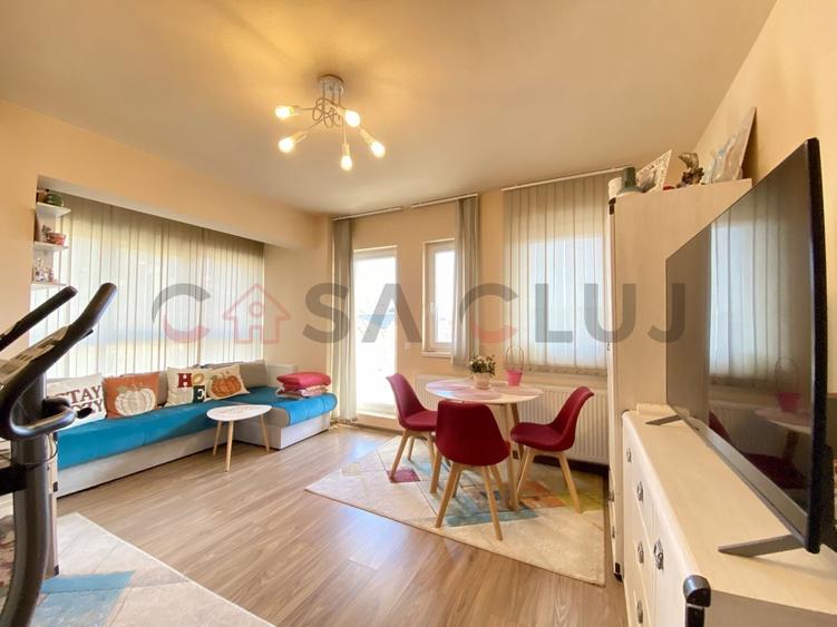 Apartament cu 2 camere semidecomandat, mobilat în Dâmbul Rotund