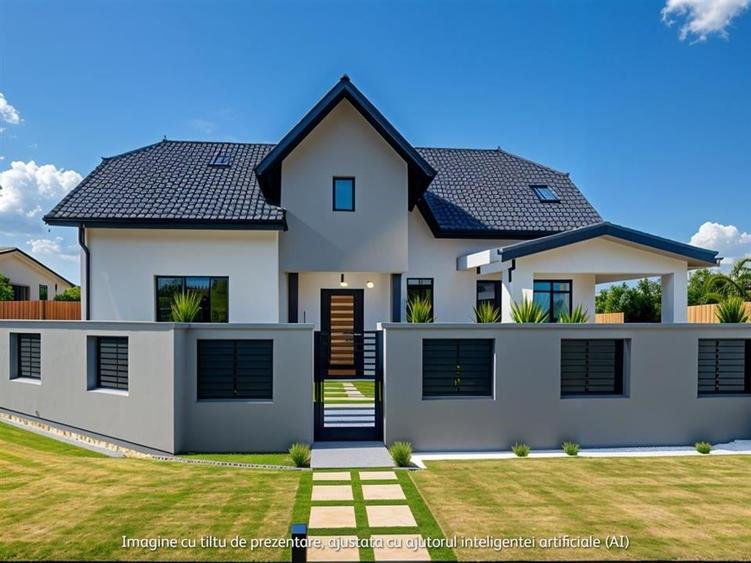 Casă individuală cu 5 camere cu Teren 483 Mp în Gulia