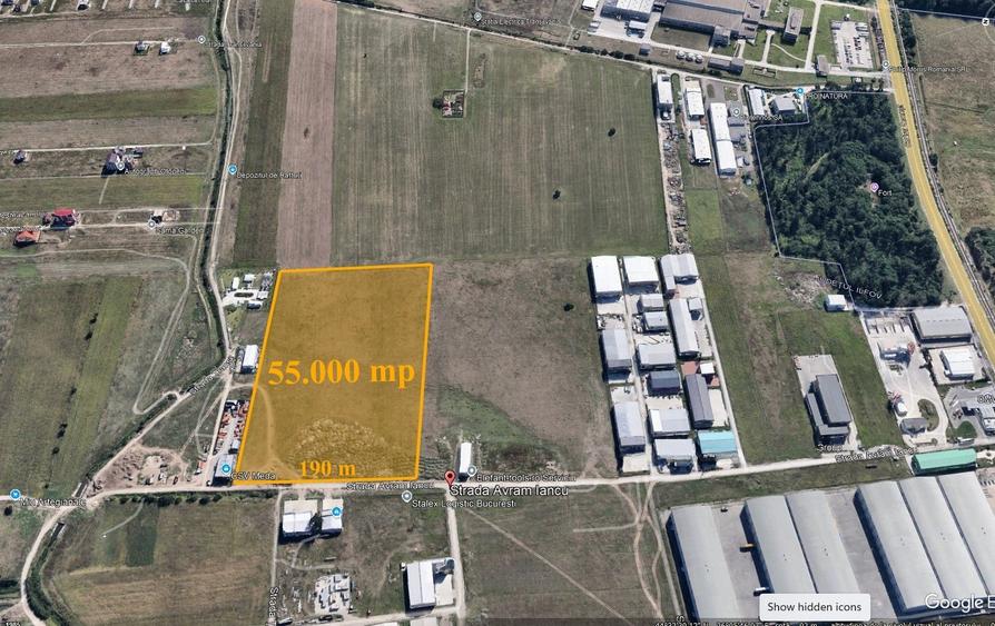 Teren Construcții intravilan de 10000 mp, în Nord-Vest