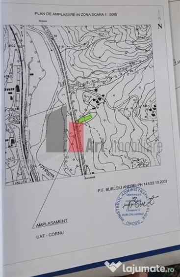 Teren de vanzare Breaza Cornu iesire la DN 1 - 9