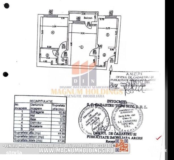 Apartament 2 camere, Craiovei, etajul 4 - 4