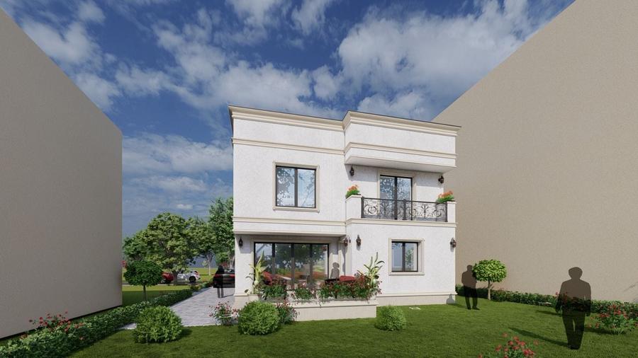 Casă individuală cu 4 camere cu Canalizare în Central