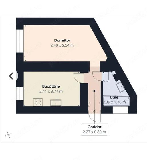 Apartament cu 2 camere decomandat în Cișmigiu
