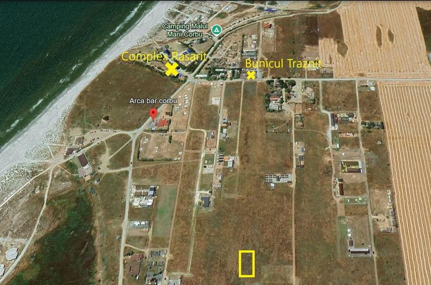Teren agricol intravilan de 1064 mp, în Corbu