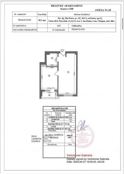 Apartament cu 2 camere decomandat în Militari