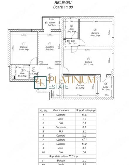 Apartament cu 4 camere semidecomandat, mobilat în Complex Studențesc