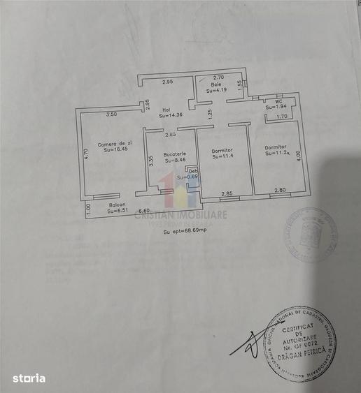 3 camere confort 1, etaj 1, Mobilat si Utilat, Vidin - 9