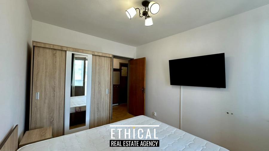 Apartament cu 3 camere semidecomandat, mobilat în Veteranilor