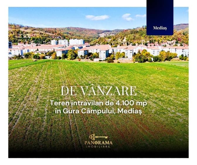 Teren agricol intravilan de 4100 mp, în Vest