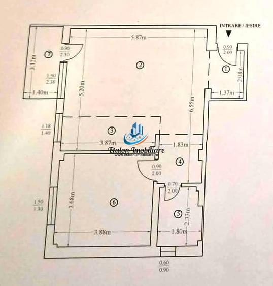 Apartament 2 camere, etaj 3, bloc noua Zona Fermelor Piatra Neamt - 7