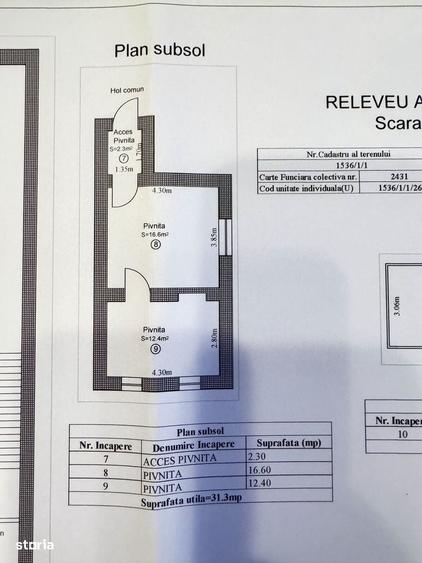 Apartament cu 2 camere în Fântânele