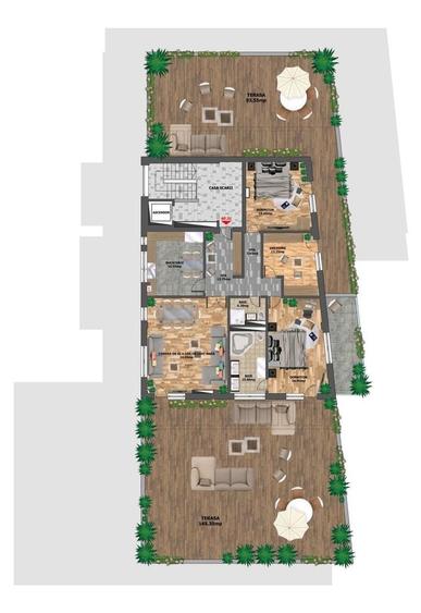 Apartament cu 3 camere decomandat în Grigorescu