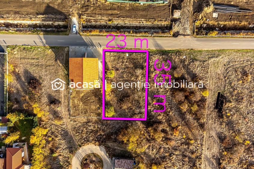 Teren Construcții intravilan de 750 mp, în Vladimirescu