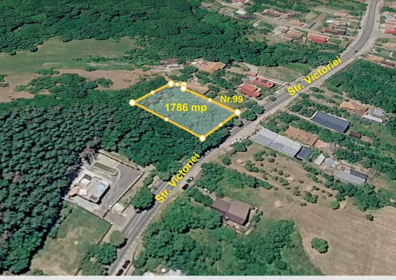 Teren intravilan de vanzare in Curtea de Arges, Str. Victoriei, 1786 mp - 3