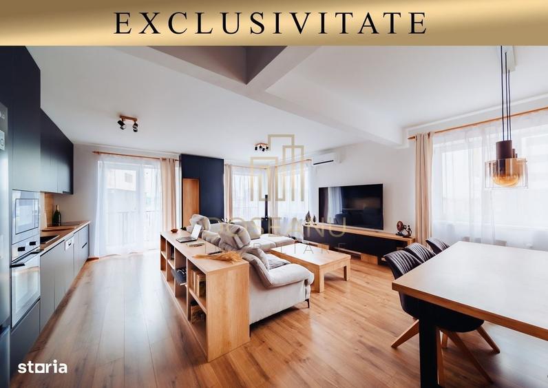 Apartament cu 3 camere, mobilat în Central