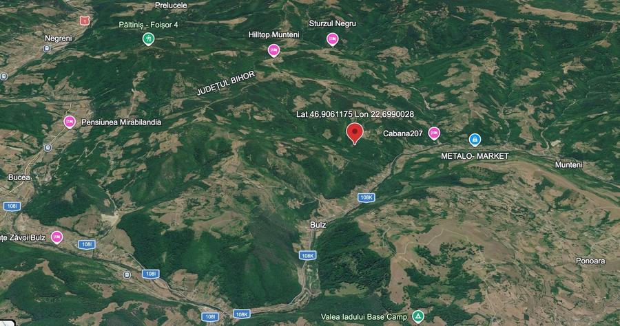 Teren extravilan de 137016 mp, în Munteni