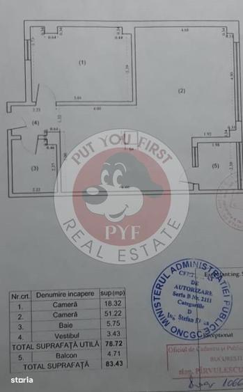 Apartament cu 2 camere decomandat în 13 Septembrie