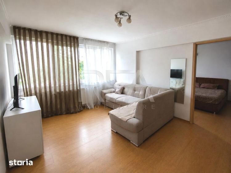 Apartament cu 2 camere semidecomandat, mobilat în Timpuri Noi