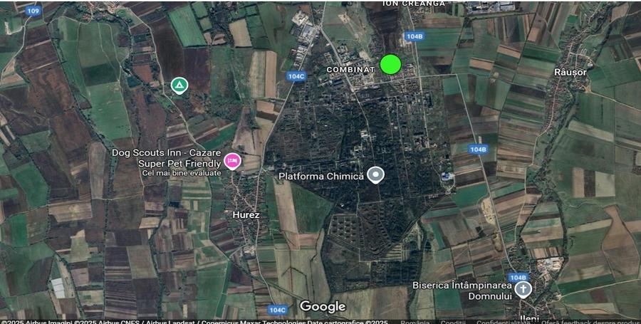 Teren Construcții intravilan de 25285 mp, în Sud