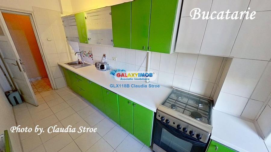 Apartament cu 2 camere semidecomandat, mobilat în Romană