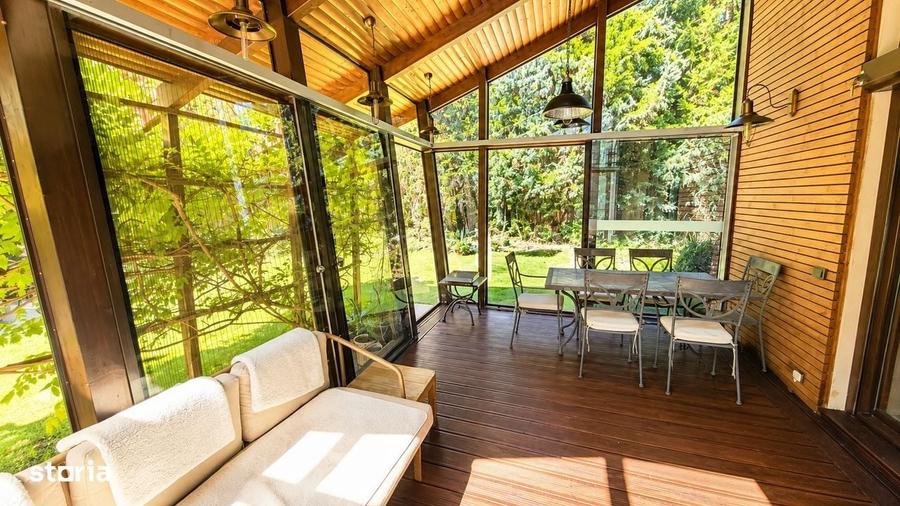Vila complet mobilata Pipera cu piscina Interioara SPA - 728 mp Teren - 4