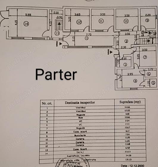 Casă cu 6 camere cu Teren 450 Mp în Berceni