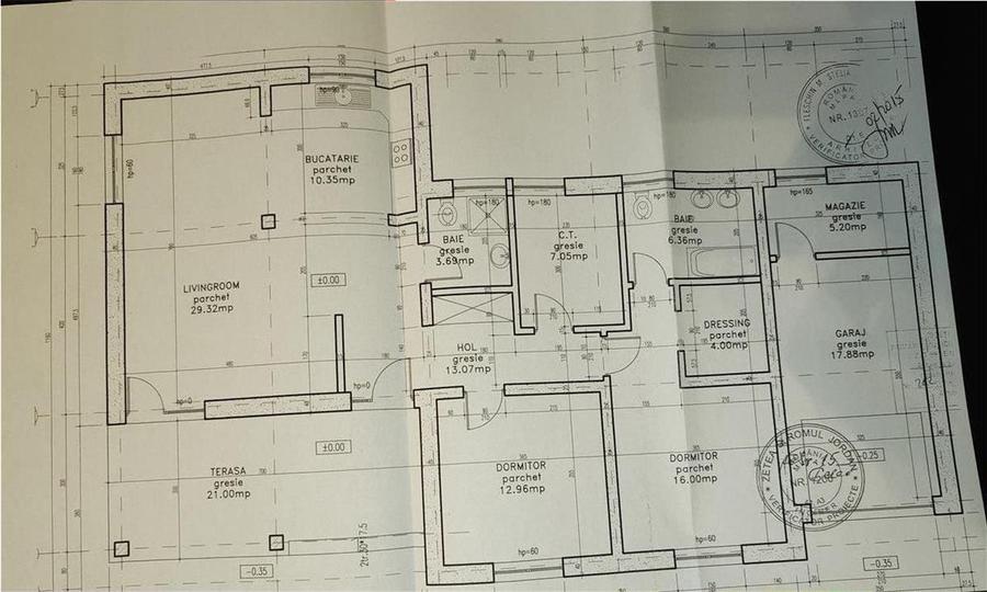 Casă individuală cu 3 camere cu Teren 784 Mp în Cetate