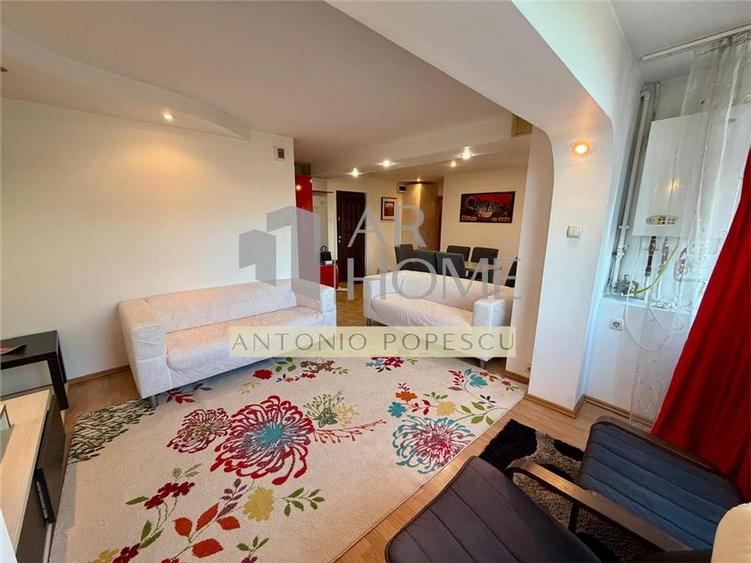 Apartament cu 2 camere decomandat, mobilat în Central