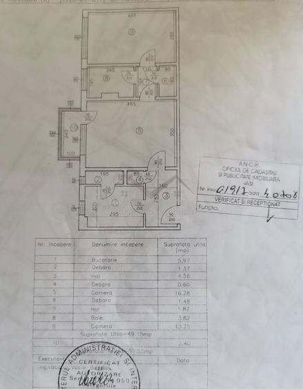 Apartament cu 2 camere semidecomandat în Podu Roș