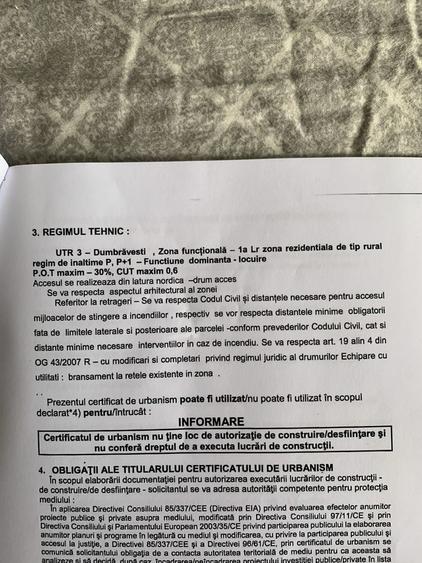 Teren de 1519 mp, în Central