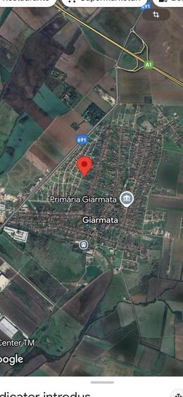 Teren de 1500 mp, în Giarmata