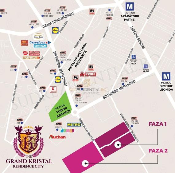 Apartament 2 camere decomandat | The Grand Kristal | Mobilat și utilat - 18