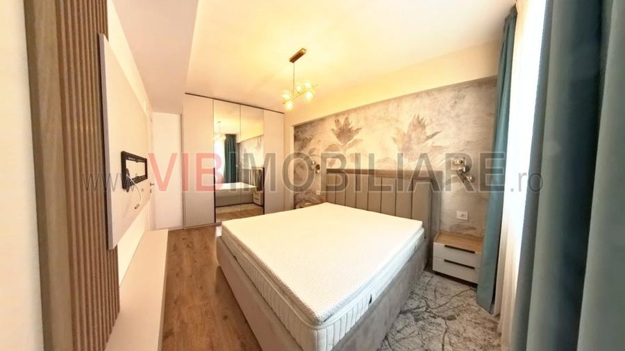 Apartament cu 2 camere semidecomandat, mobilat în Pipera