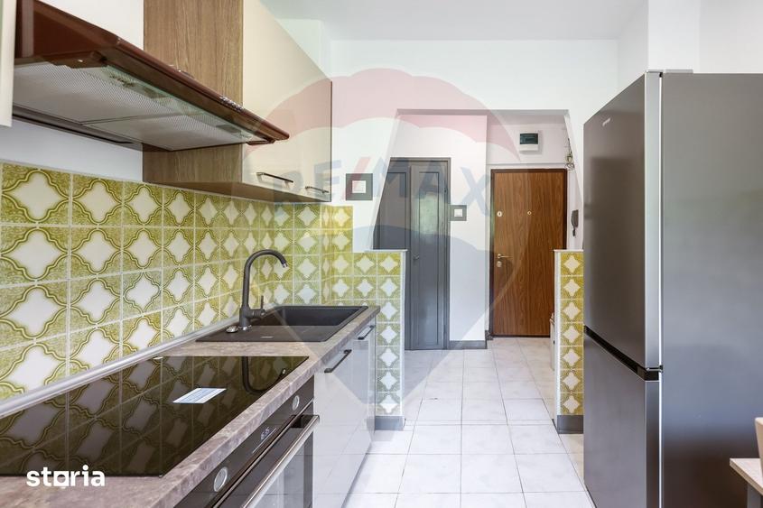 Apartament cu 2 camere semidecomandat, mobilat în Decebal