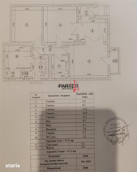 Casă cu 8 camere cu Teren 374 Mp în Grivița