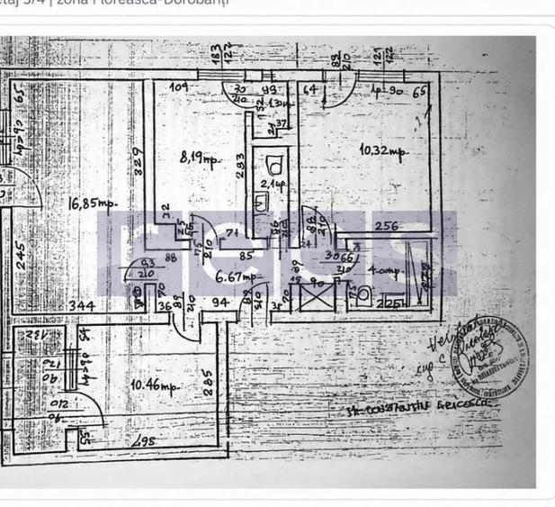 Apartament cu 3 camere decomandat în Beller