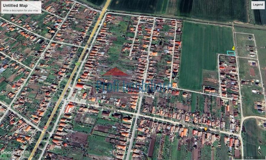 Teren intravilan de 540 mp, în Zimandcuz