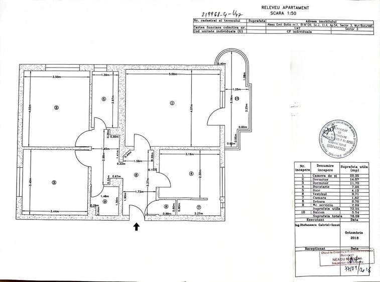 Apartament cu 3 camere în Alba Iulia