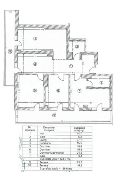 Apartament luminos 4 camere, terase de 42 mp, Herăstrău - 11