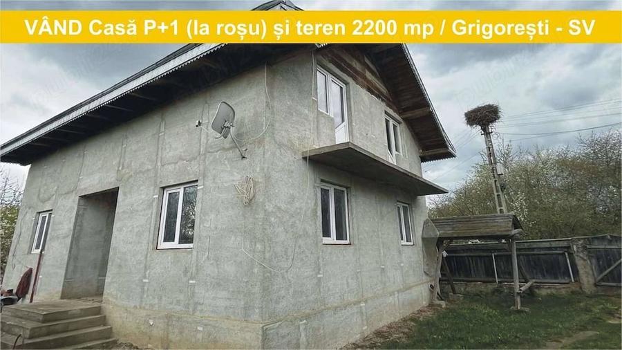 Casă cu 2 camere cu Teren 2200 Mp în Grigorești