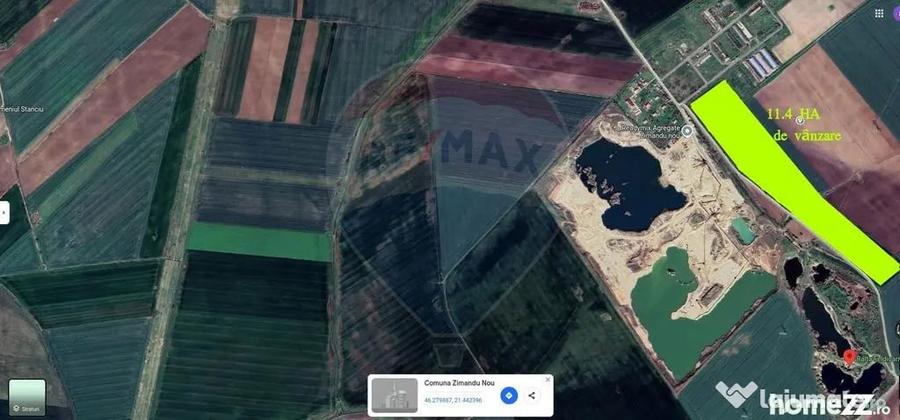 Teren de 113931 mp, în Zimandu Nou