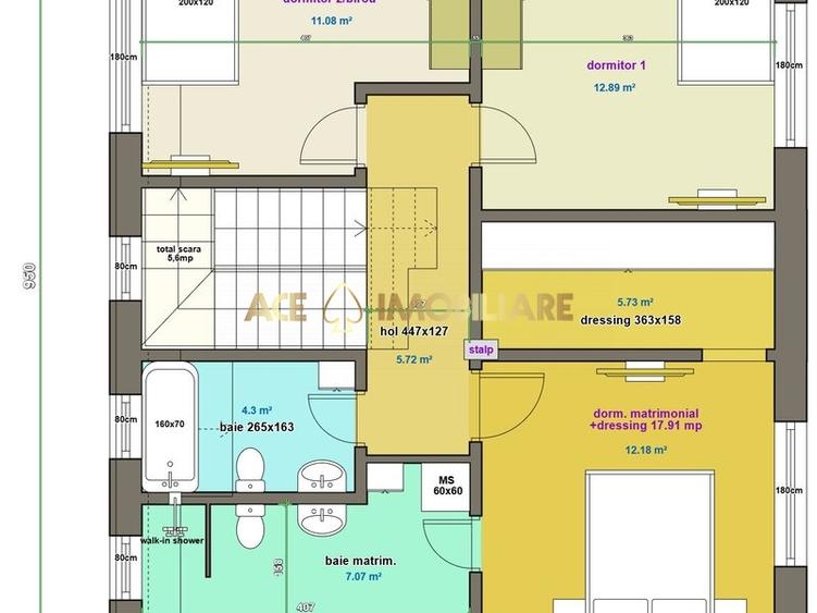 Duplex cu 4 camere cu Canalizare în Theodor Pallady