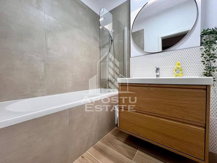Apartament cu 2 camere decomandat, mobilat în Torontalului