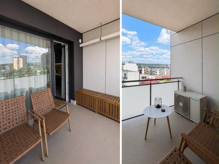 Apartament cu 2 camere semidecomandat în Central