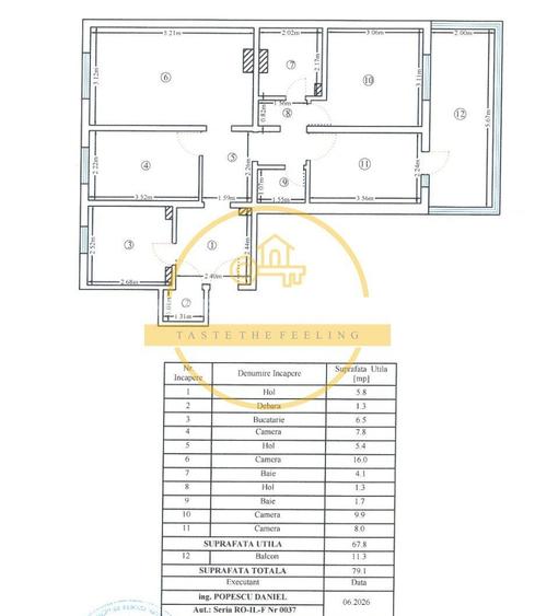 Apartament cu 4 camere decomandat, mobilat în Nicolina